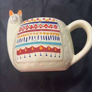 Colorful Llama tea / coffee mug. By modern gourmet foods
